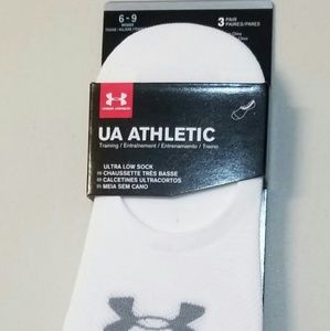 New 3pairs Under Armor UA Athletic Ultra Low Socks